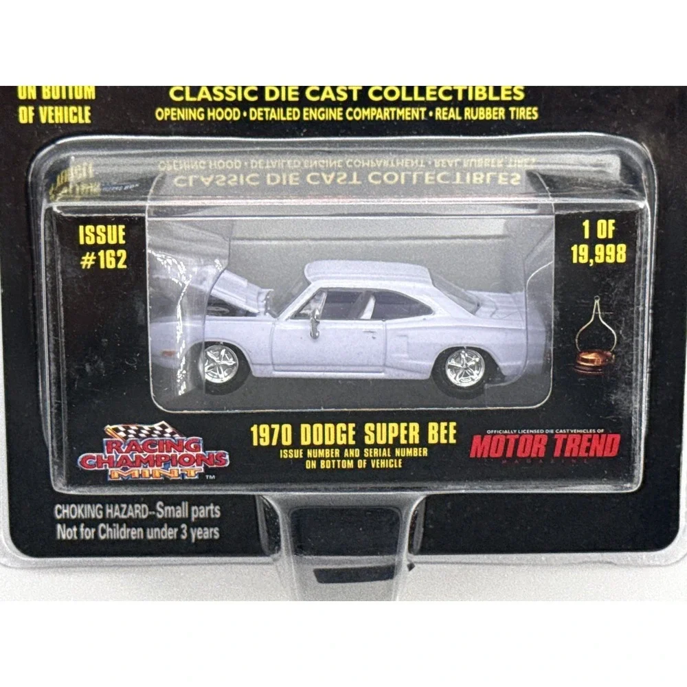 Racing Champions Mint Motor Dodge Super Bee Diecast Car 1:64 White Trend
